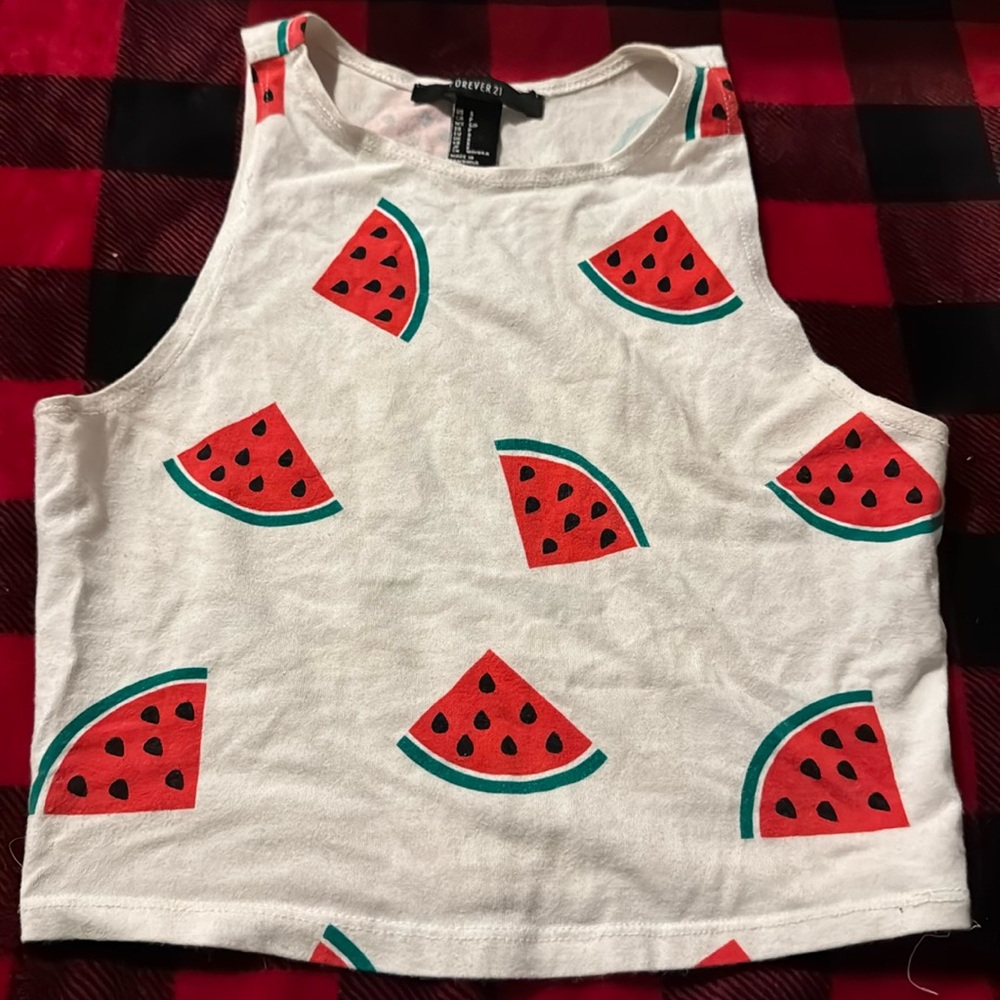 Watermelon crop top